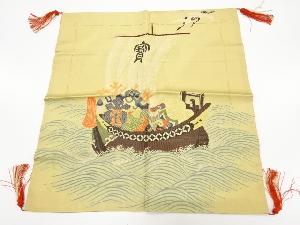 アンティーク　宝船模様織り出し帛紗